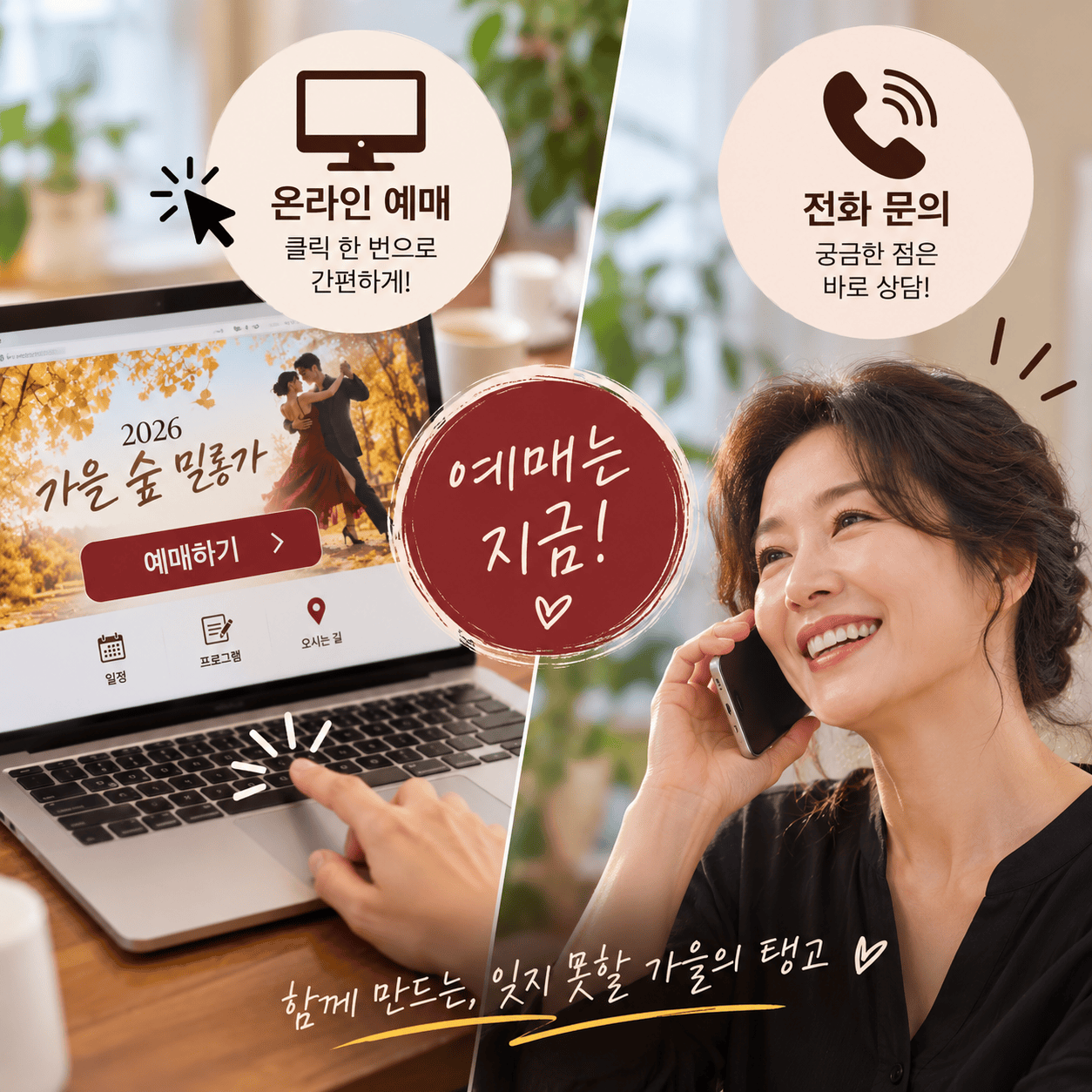 2026 가을 숲 밀롱가 – 5편 숲의 초대장 : 황금빛 설렘의 시작, 당신을 위한 종합 안내서 및 신청서